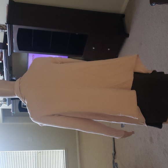 Zara m trapeze style ribbed open front cardigan - Picture 5 of 7